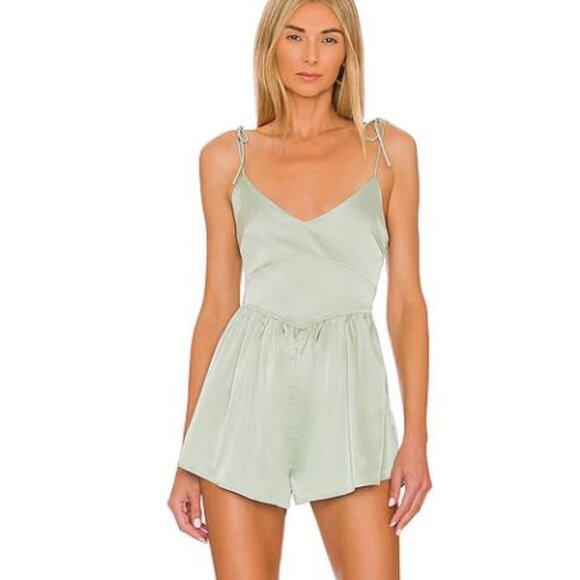 more to come Pants - Fiona Ruched Romper MORE TO COME  S